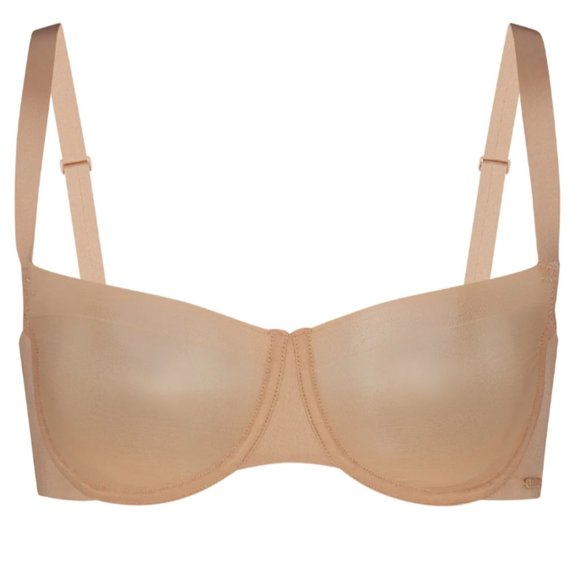 NWT SKIMS No Show Molded Unlined Balconette Clay 36DDD - Picture 1 of 6